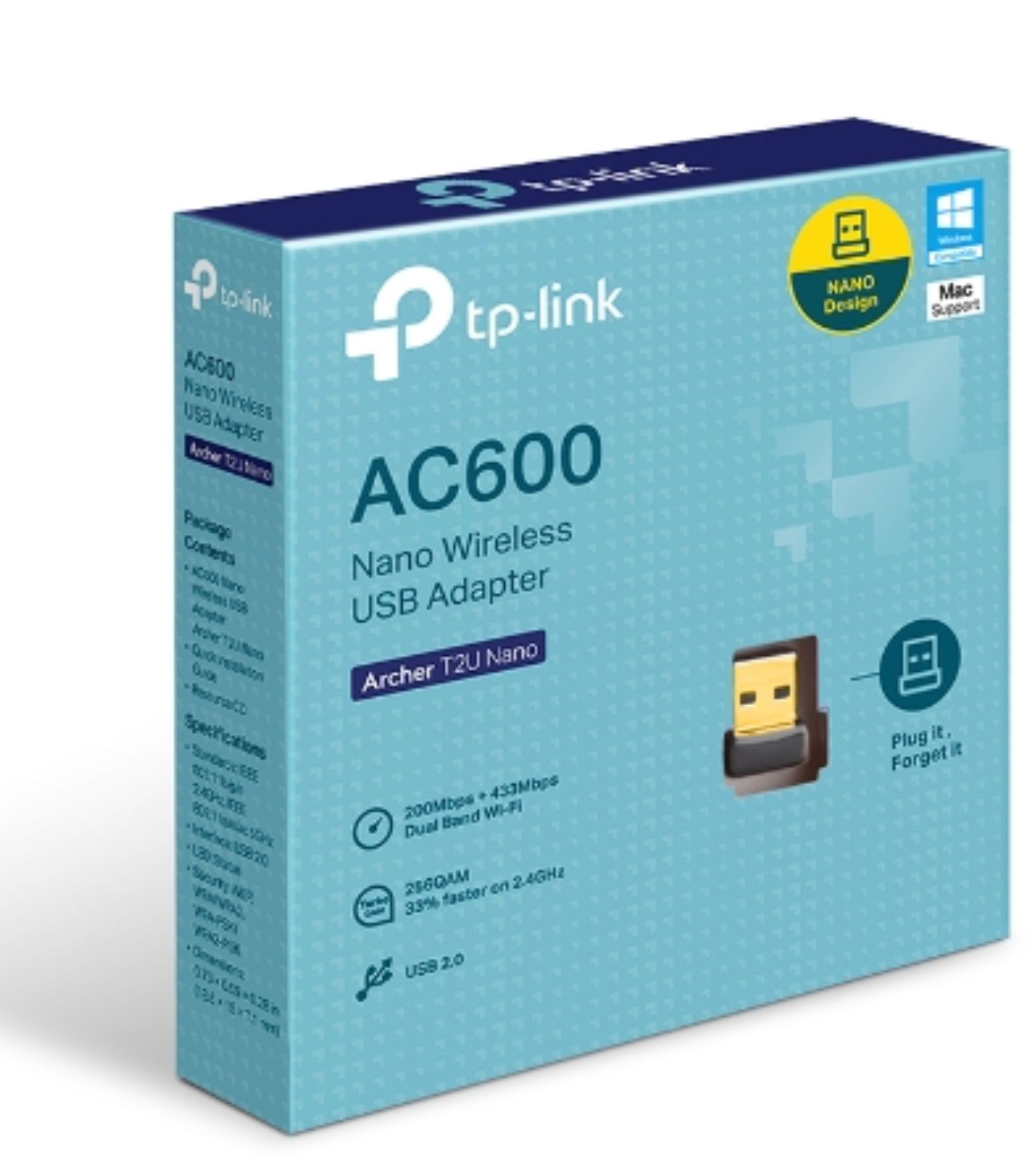 PLACA DE RED USB WIFI ARCHER T2U NANO  WIRELESS  - TP-LINK
9978